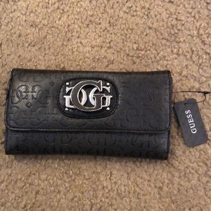 Guess black wallet